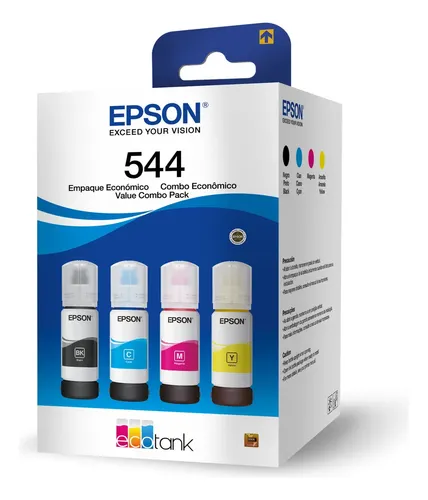 Pack x4 Botellas de Tinta Epson T544520-4P