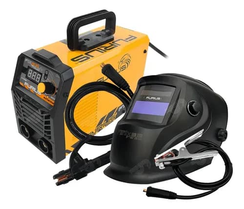 Soldadora Furius FW205CEL / FIX205 CEL color amarillo