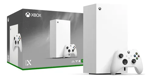 Consola Xbox Series X Edición Digital 1tb Ssd Robot White Blanco