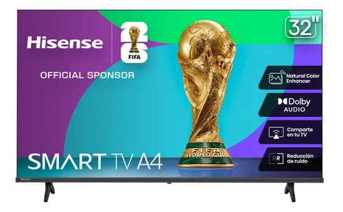 Hisense Smart TV Pantalla 32 Pulgadas LED 32A4NV Vidaa