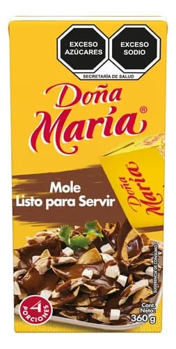 Salsa Doña María Mole Rojo Listo para Servir 360g