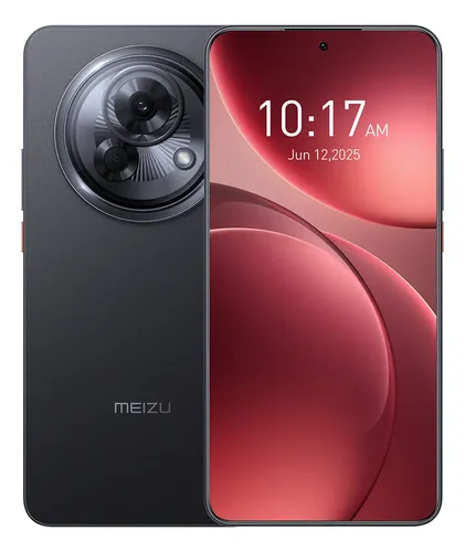 Celular Meizu Lucky 08 5G Ai Phone Dual Sim Snapdragon7s Gen 2 LTPO AMOLED 144Hz 1.5k 6.78" Protección ocular pantalla 108MP cámara ultra clara 256GB ROM 12+12GB RAM 6000mAh Carga rápida IP64 Negro