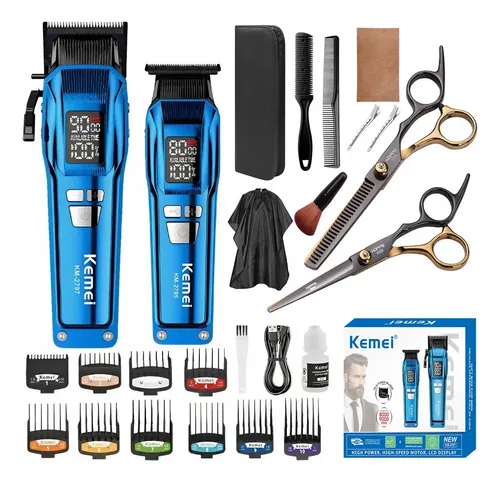 Kit De Cortadora De Pelo Profesional Para Hombres Kemei-2797