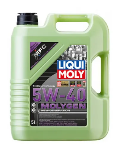 Aceite Liqui Moly Molygen New Generation 5w40 Sintético 5l