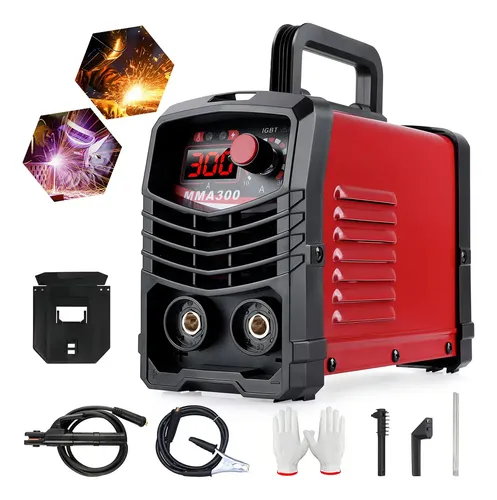 Soldadora Inversor Ogori ML193 5.5KW Display Digital Portátil Rojo