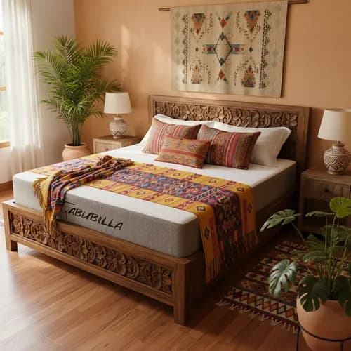 Colchon Individual Memory Foam Espuma Alta Densidad En Caja Color Gris