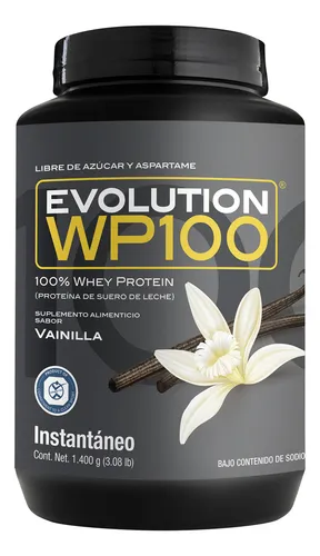 Evolution Proteina Suero De Leche (whey) Wp100 1400g Sabores Sabor Vainilla