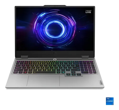 Laptop Gamer Loq Intel Core I5 24gb 512gb Ssd Rtx 5050 Pc Ia Gris Luna Lenovo