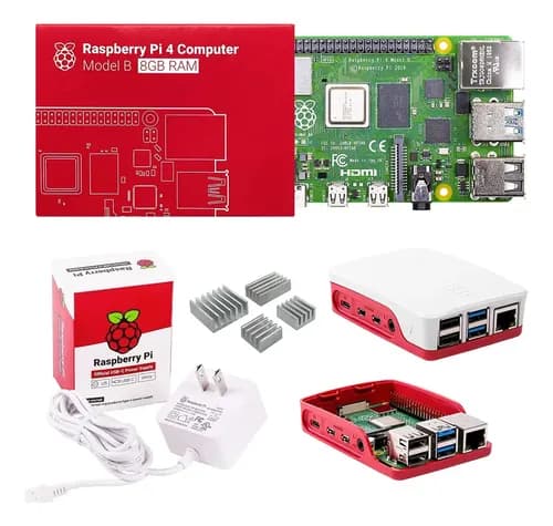 Kit 330ohms Raspberry Pi 4 8gb - Básico