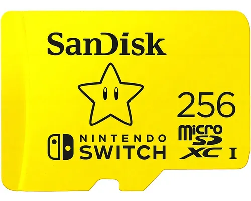 Tarjeta de memoria SanDisk SDSQXAO-256G-ANCZN Nintendo Switch 256GB