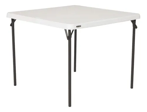 Lifetime 80783 - Mesa Plegable Cuadrada De Grado Comercial D