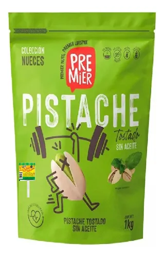 Pistache Tostado Con Sal Premier 1kg - Pistachos Con Cascara