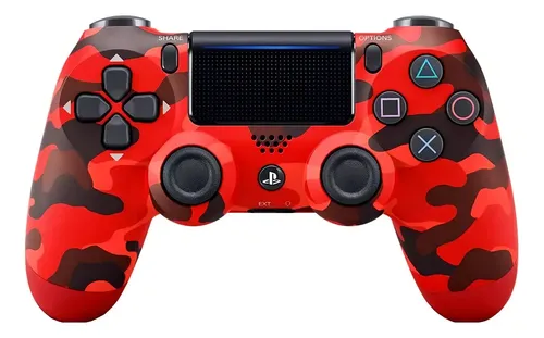 Mando Joystick Inalámbrico Sony Playstation Dualshock 4 Ps4 Color Red Camouflage