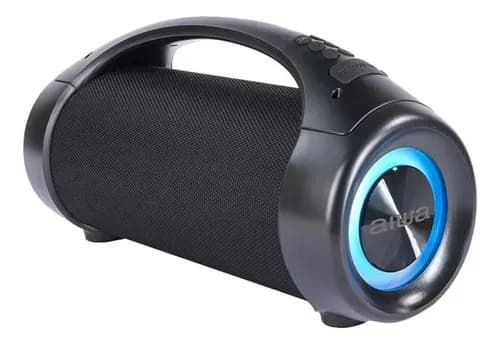 Bocina Portátil Aiwa Aws600bt Con Bluetooth Waterproof Negra