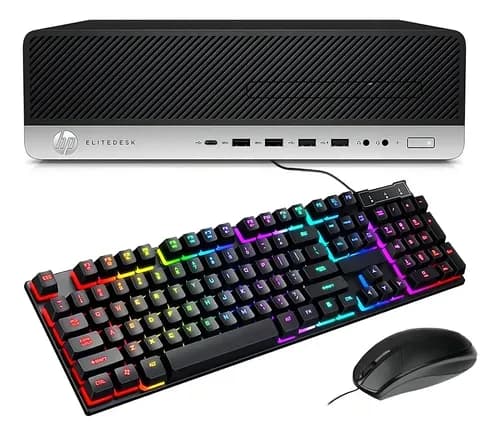 Cpu Pc Hp 800g3 Sff Core I5-6ta Gen 8g Ram 256g Ssd Dvd Wifi - Excelente (Reacondicionado)