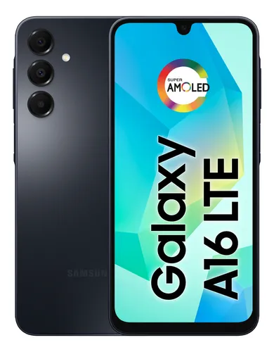Teléfono celular Samsung Galaxy A16 128 GB 4 GB de RAM Cámara de 50 MP Pantalla 6.7 NFC Negro