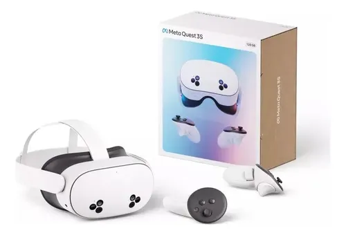 Lentes Realidad Virtual Oculus Meta Quest 3s 128gb Color Blanco Y Batman: Arkham Shadow