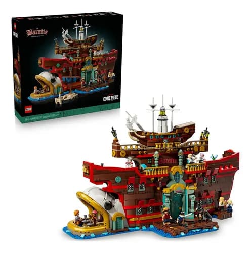 LEGO® One Piece Restaurante Flotante Baratie 75640; Regalo Para Adultos Con 10 Minifiguras, Entre Ellas Luffy, Zoro Y Mihawk; 18+