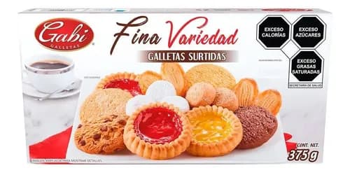 Galletas Gabi 375g Variado Ideal para Café y Postres