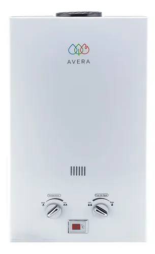 Calentador de agua Instantáneo Gas LP, 8 Litros/Minuto, Boiler de Paso para 1.5 Servicio, Fácil Instalación, 80% Ahorro de Gas y Agua Caliente al Instante, AVERA C8L