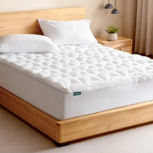 Dreamlab Cubre Colchón De Premier 1800| Extra Relleno De Microfibras Recubiertas En Gel | Hipoalergénico | Tamaño Queen (150cm X 190cm)