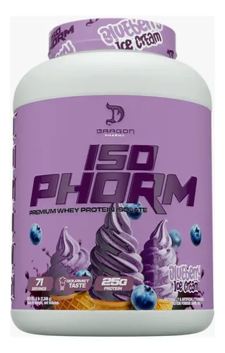 Iso Phorm 5 Lbs Dragon Pharma Proteina Isolatada Es Helado De Arandanos