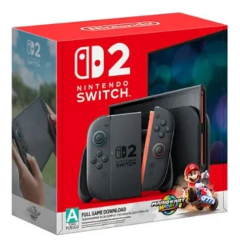 Consola Bundle Nintendo Switch 2 + Mario Kart World Negro