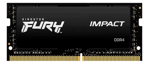 Memoria RAM Fury Impact gamer color negro 32GB 1 Kingston Kf432s20ib/32