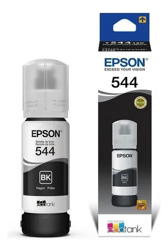 Botella De Tinta Epson Ecofit Color Negro T544