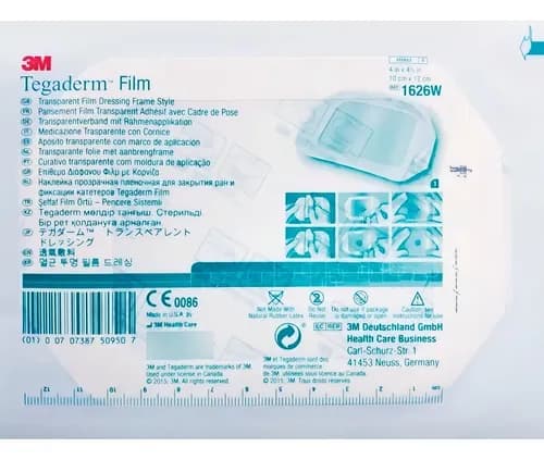 Apósito Transparente Tegaderm Film 10 X 12 Cm Pack De 50 Pz