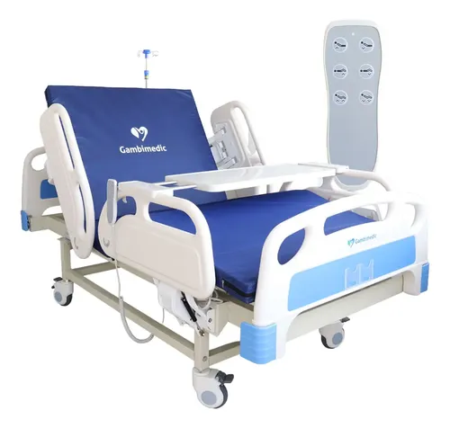 Gambimedic Cama Hospital Electrica 3 Posiciones Color Blanco Incluye Colchon