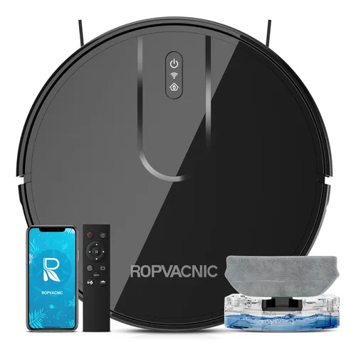 Aspiradora Trapeadora Robot Inteligente Automatica Wifi App negro Ropvacnic S1