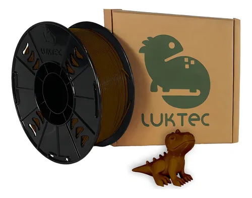 Luktec Ltpla Filamento Pla Impresión 3d 1kg 1.75mm Hecho en Mex Color Café
