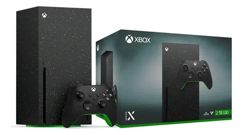 Consola Xbox Series X Edición Especial Galaxy Black 2tb Ssd Negro