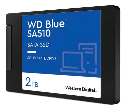 Ssd 2tb 2.5 Sata 3 560mb/s Leit- 520mb/s Grav Wdblue Sa510 Wds200t3b0a Western Digital