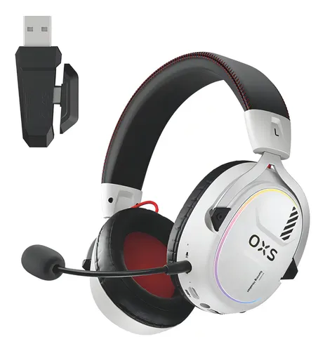 Audífonos Gamer Para Inalámbricos Diademas con Micrófono De Cancelación De Ruido Sonido Envolvente Virtual 7.1, 2.4g De Baja Latencia Con Conector Usb Y Type-c, Bluetooth 5.3 Para Pc Oxs G2