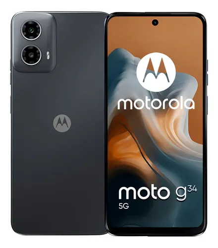 Teléfono móvil Motorola Moto G34 5g Dual Sim 128 GB 8 GB RAM Color Negro