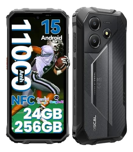 Celular Oscal Marine Lite (2026) -11000 mAh RAM 24 GB ROM 256 GB Celulares, Robusto, NFC, android 15 phones, 2 TB, TF-IP69K protection, double Sim, smart phone