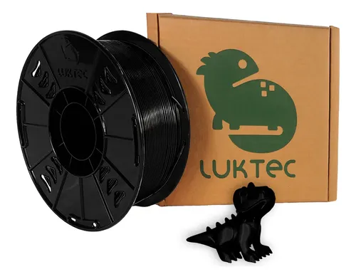 1kg Filamento Pla Impresión 3d 1.75mm Luktec Calidad Premium Color Negro
