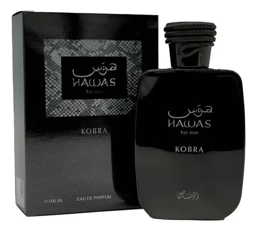 Perfume Rasasi Hawas Kobra Eau De Parfum Amaderado 100ml