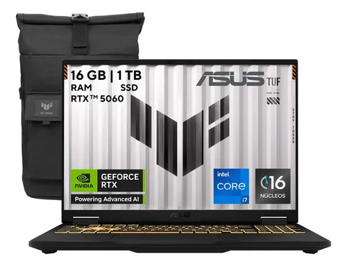 Laptop Asus Tuf F16 FX608JMR-RV069W Negro Intel Core i7
