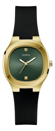 Reloj Eve Guess GW0658L1 con correa de silicona color dorado