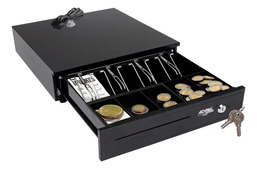 Cajon De Dinero Metalico Apertura Automatica Adir 12320