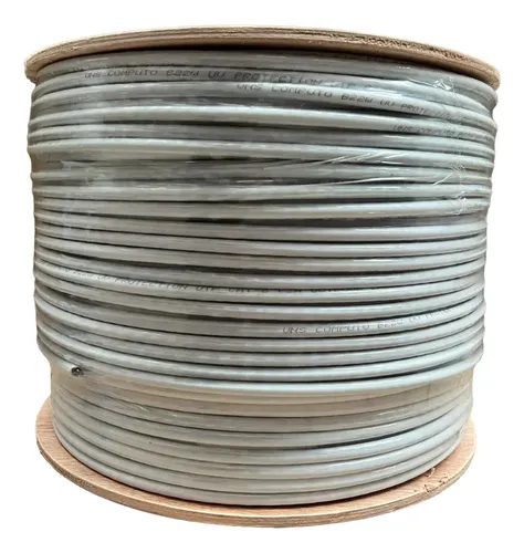 Cable UTP Cat6 Exterior 305m VNS Computo Doble Forro CCA Aluminio Cobrizado