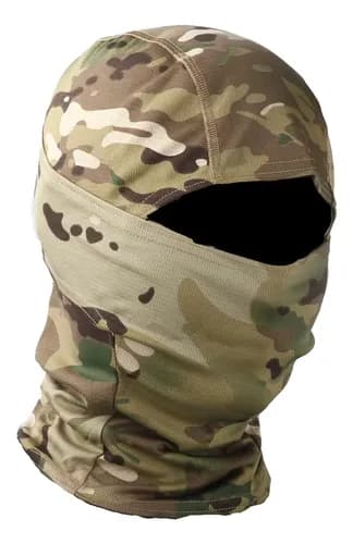 Evd-x Balaclava Premium Pasamontañas Bandana Militar Táctico Color Café 2 Camo Diseño De La Tela Liso Talla Unitalla Adulto