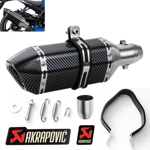 Silenciador De Escape Universal Para Motocicleta 38-51mm