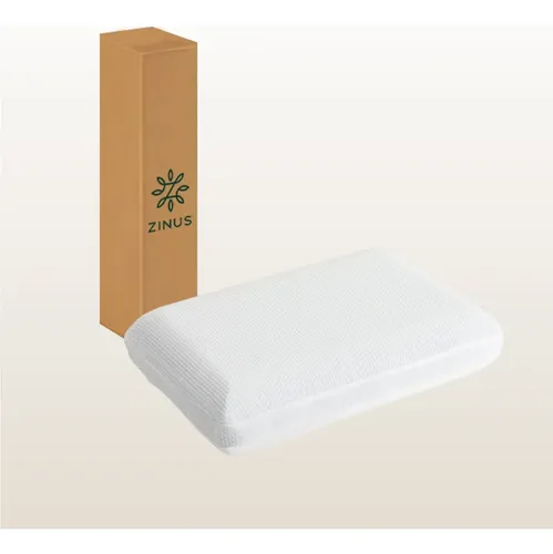 Zinus | Almohada Memory Foam Frescura Y Firmeza Media Blanco