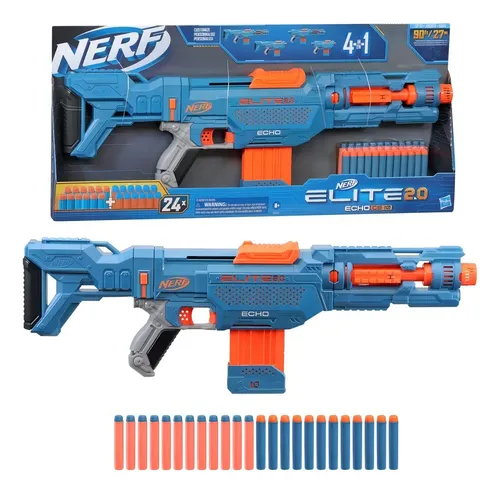 Lanzador Echo Cs-10 Con 24 Dardos, Clip Para 10 Dardos, +3 Color Azul