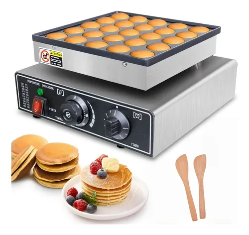 Máquina Industrial Penxua Mini Hotcakes Waffles Eléctrica 25 Porciones
