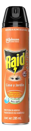 Insecticida en Aerosol Raid Casa y Jardín 285ml